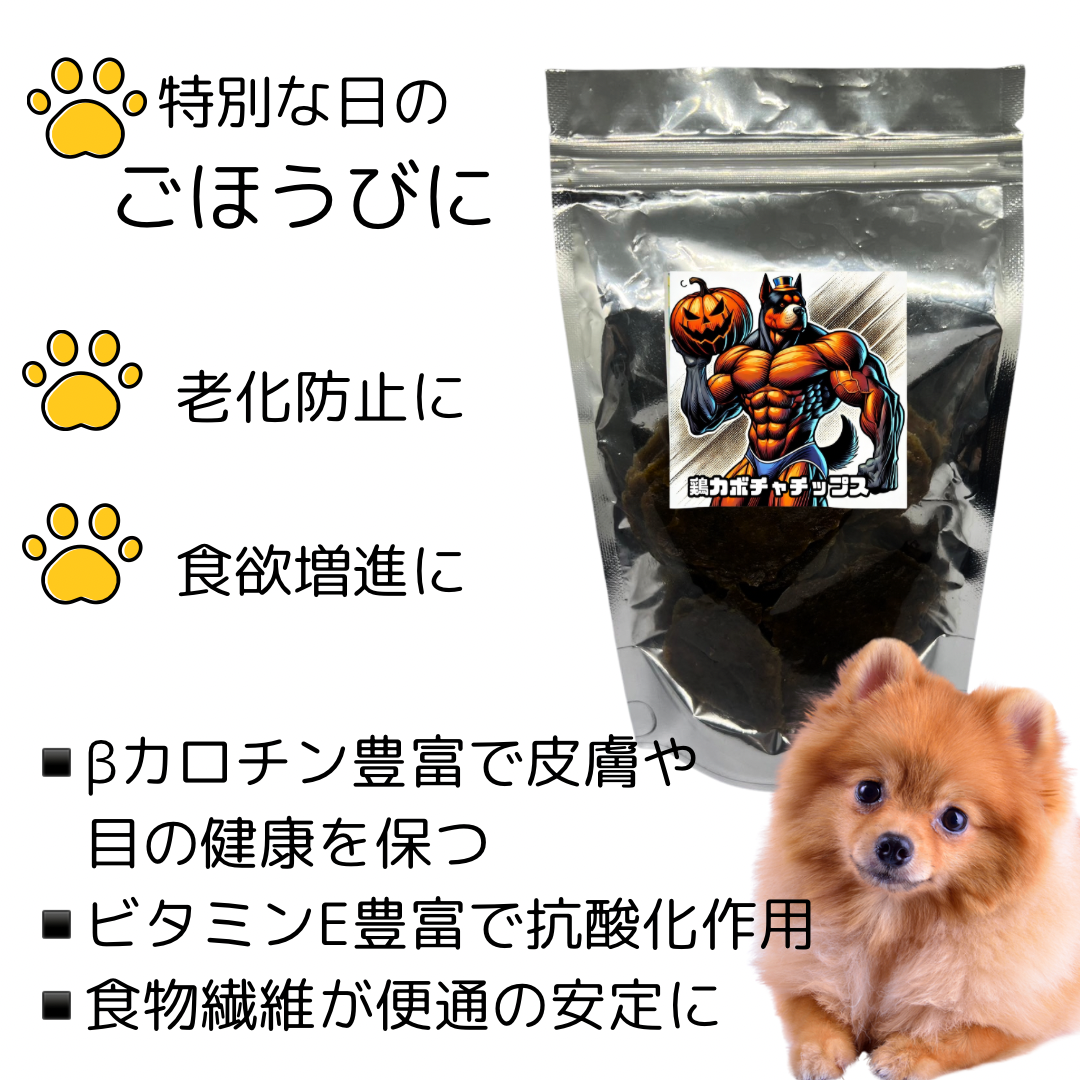 無添加　国産　鶏胸南瓜チップス